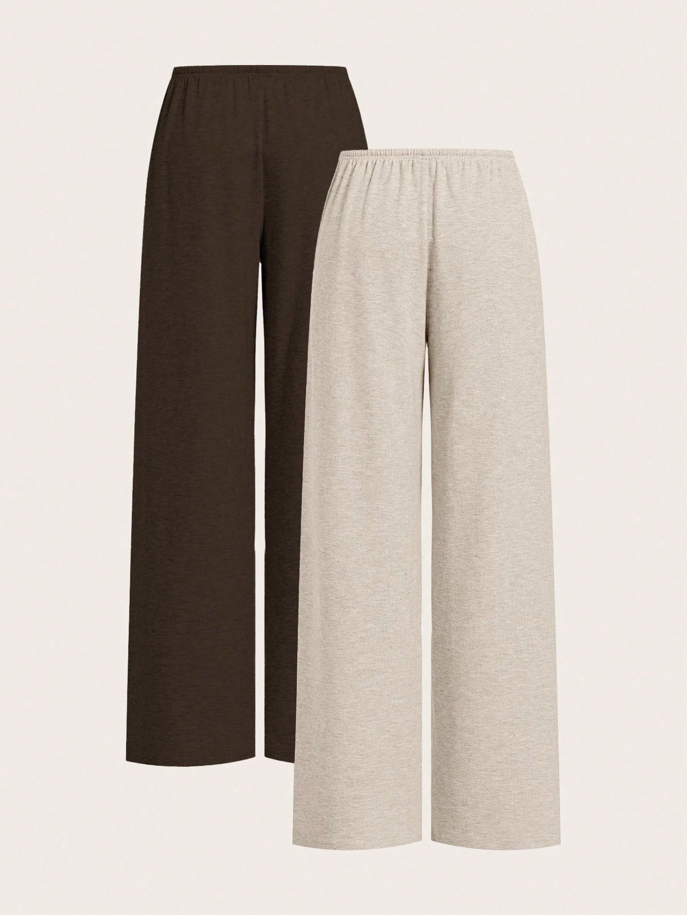 EZwear 2 Colors Women Drawstring Waist Loose Casual Wide Leg Pants Lounge Comfy Pants,Fall,Fall Clothes For Women,Winter