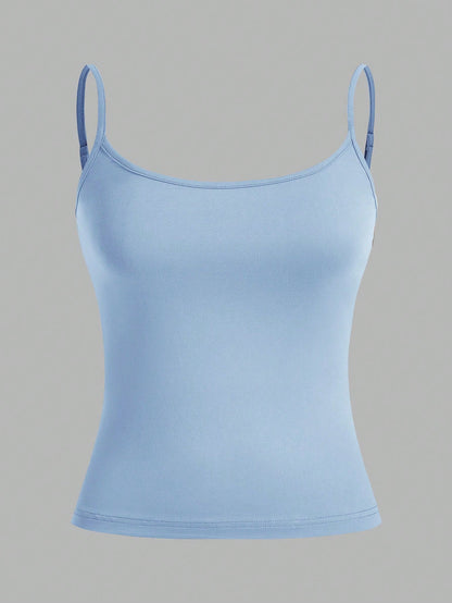 EZwear 3pcs Casual Camisole Set, Versatile Sexy Slim Fit Tank Top For Women, Suitable For Summer