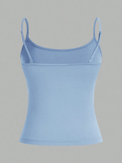 EZwear 3pcs Casual Camisole Set, Versatile Sexy Slim Fit Tank Top For Women, Suitable For Summer