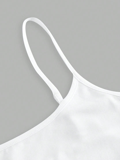 EZwear 3pcs Casual Camisole Set, Versatile Sexy Slim Fit Tank Top For Women, Suitable For Summer