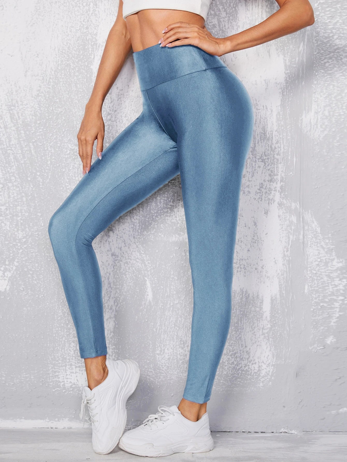 EZwear Wide Waistband Leggings