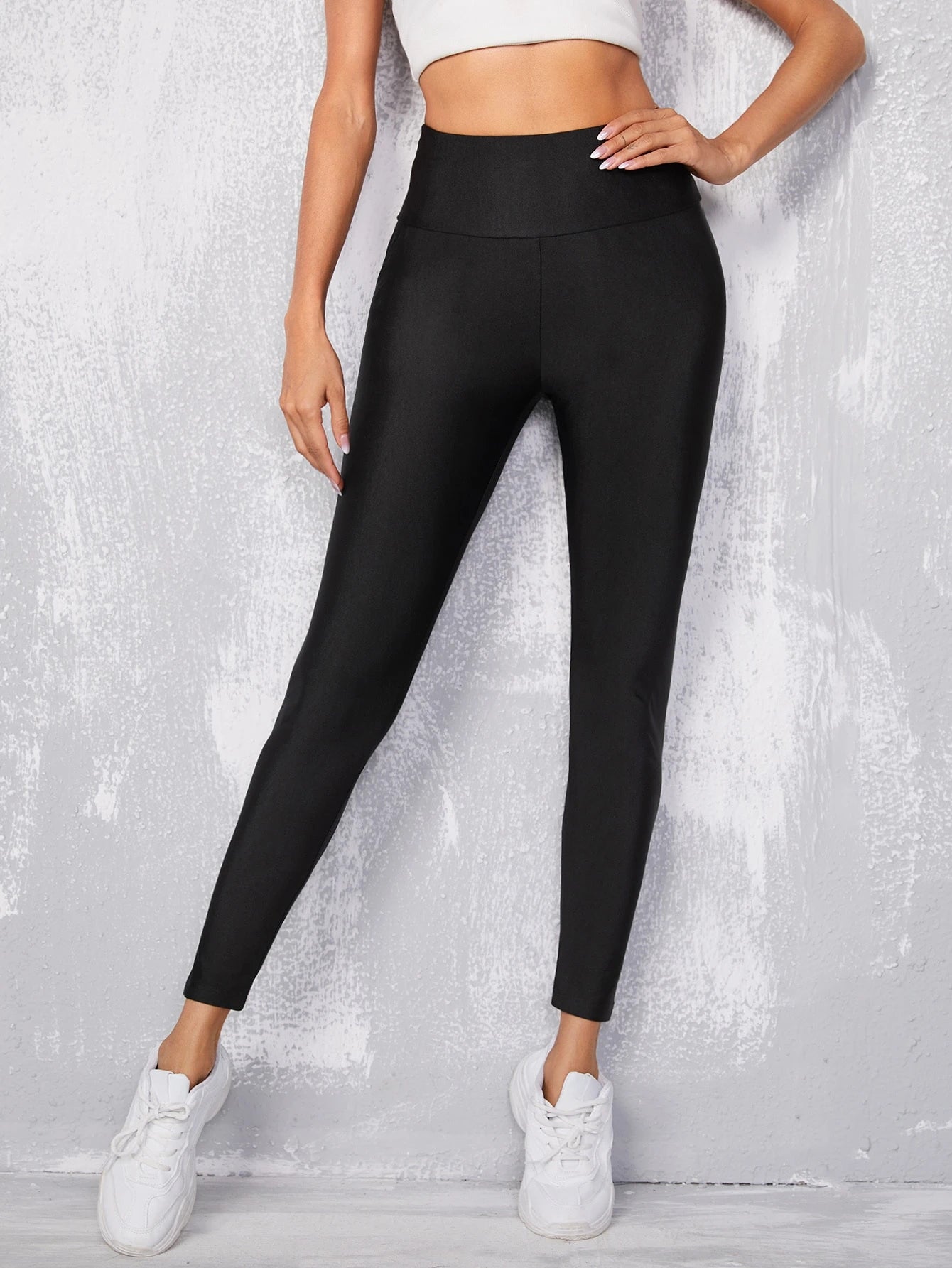 EZwear Wide Waistband Leggings