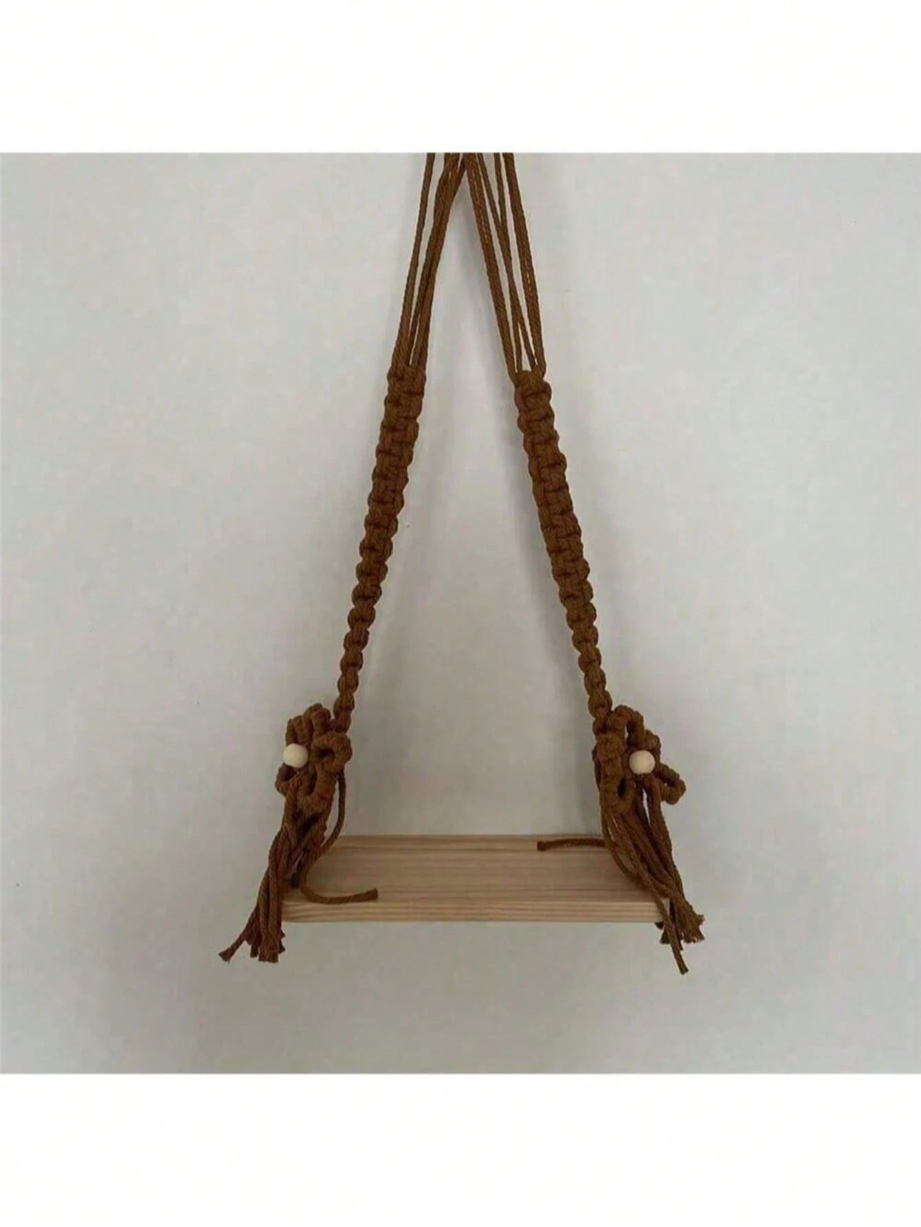 Fashion Newborn Photography Props Wooden Baby Swing Posing Accessories For Boy Girl Macrame Swing Posing Photo Props Swing