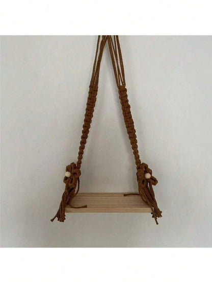 Fashion Newborn Photography Props Wooden Baby Swing Posing Accessories For Boy Girl Macrame Swing Posing Photo Props Swing