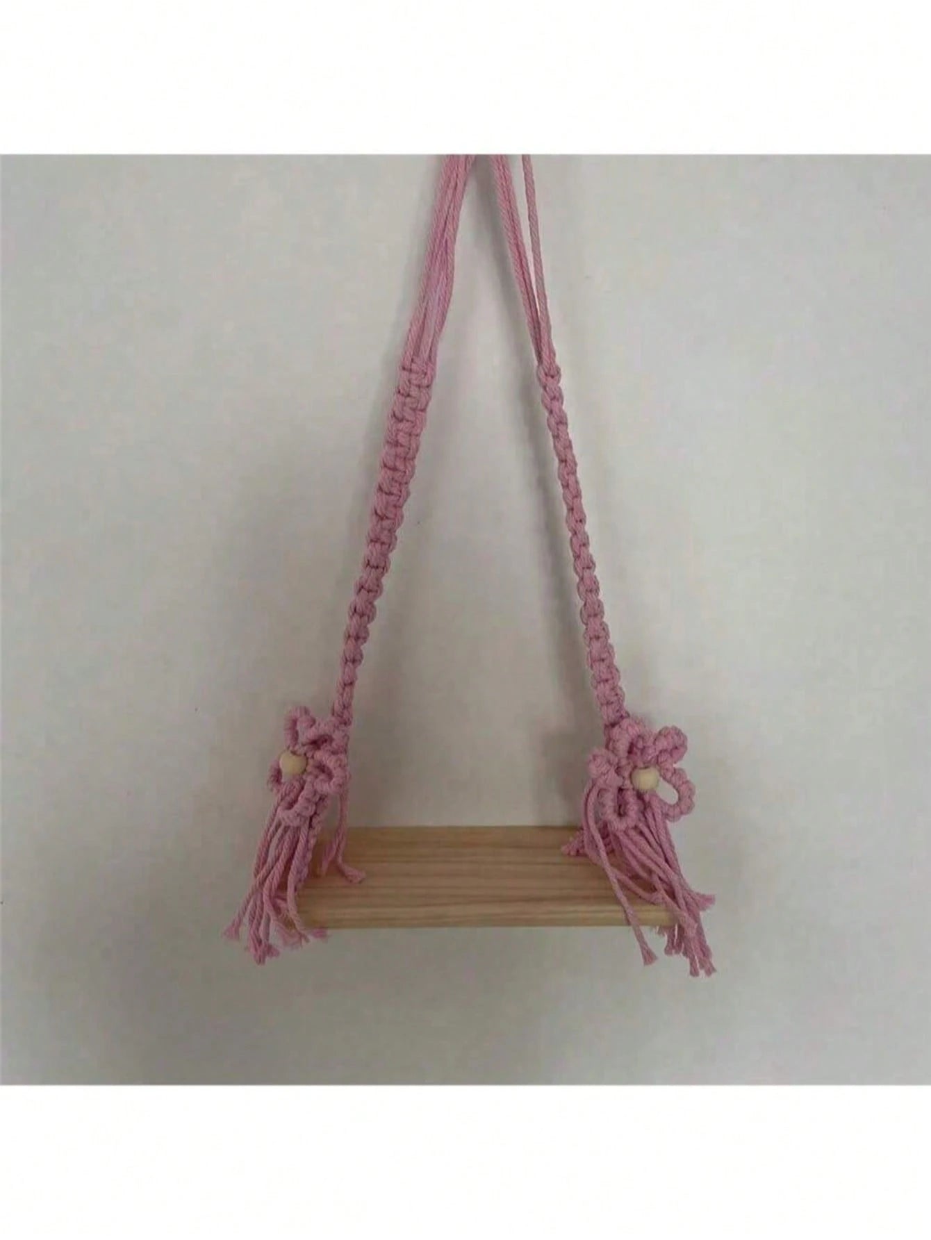 Fashion Newborn Photography Props Wooden Baby Swing Posing Accessories For Boy Girl Macrame Swing Posing Photo Props Swing