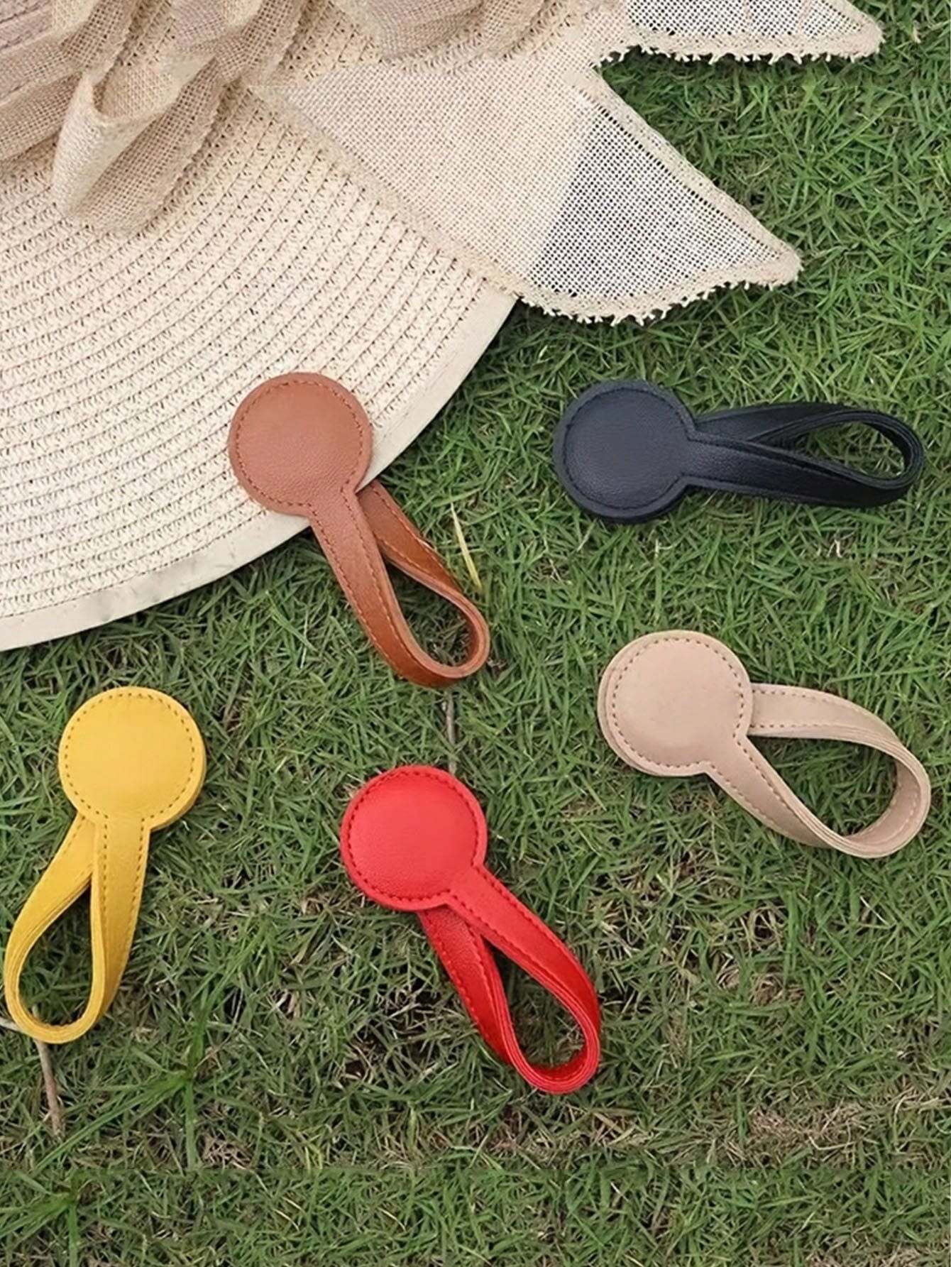 Fashionable Faux Leather Hat Clip, Magnetic Design, Can Be Fixed On Bags- PU Leather Hat Rack, Suitable For Handbags, Backpacks, Suitcases, Travel Bags, Portable And Easy To Use, Ideal For Travel And