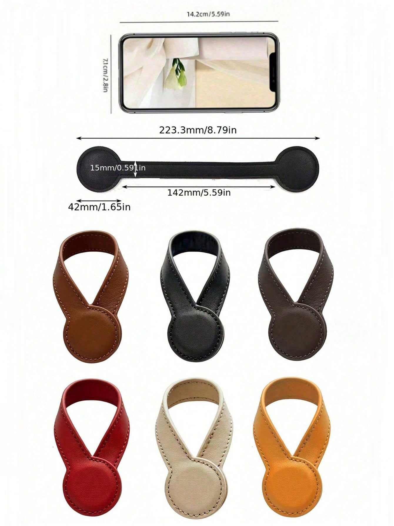 Fashionable Faux Leather Hat Clip, Magnetic Design, Can Be Fixed On Bags- PU Leather Hat Rack, Suitable For Handbags, Backpacks, Suitcases, Travel Bags, Portable And Easy To Use, Ideal For Travel And