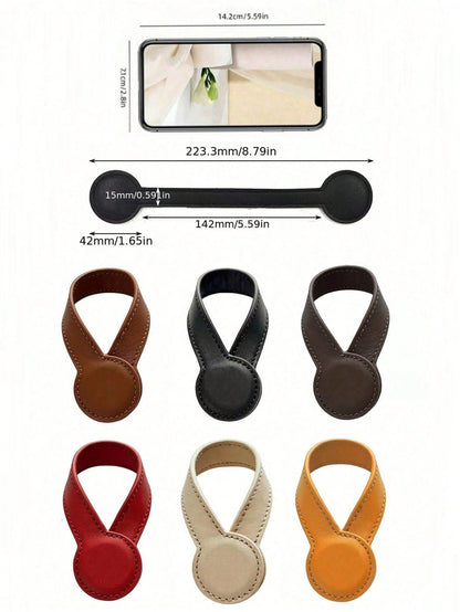 Fashionable Faux Leather Hat Clip, Magnetic Design, Can Be Fixed On Bags- PU Leather Hat Rack, Suitable For Handbags, Backpacks, Suitcases, Travel Bags, Portable And Easy To Use, Ideal For Travel And