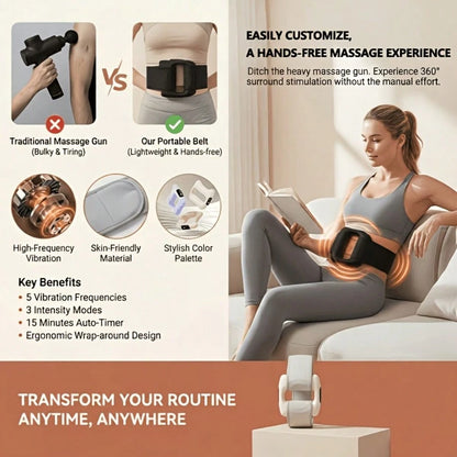 [Fat-Burning Massager Ring] Mini Waist Fascia Massager Ring|-Burning And Muscle-Relaxing With Multiple Functions Such As Full-Body Massage, Relaxation, Fitness Relax, And Back Massage- Perfect Gift