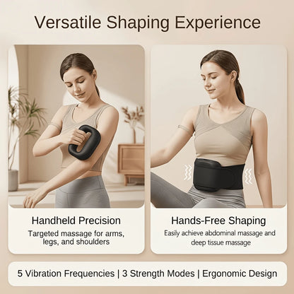 [Fat-Burning Massager Ring] Mini Waist Fascia Massager Ring|-Burning And Muscle-Relaxing With Multiple Functions Such As Full-Body Massage, Relaxation, Fitness Relax, And Back Massage- Perfect Gift