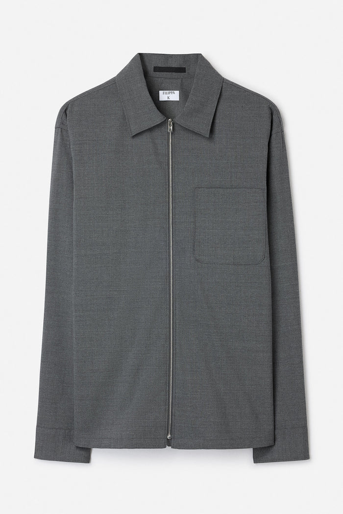 Filippa K Pinstripe Track-ullskjorta NWT