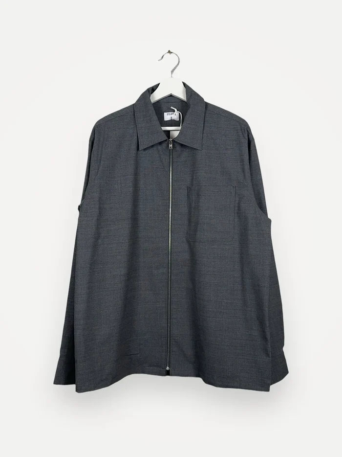 Filippa K Pinstripe Track-ullskjorta NWT