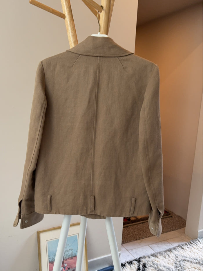 Filippa K Toni Linen Biker-jacka