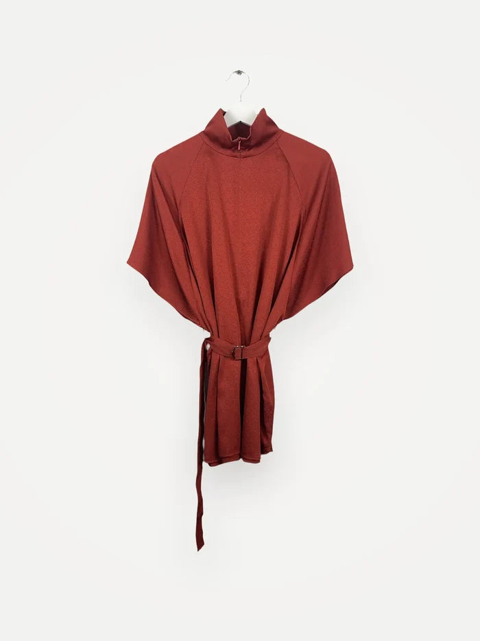 Filippa K Zip Collar Belt-sidenblus