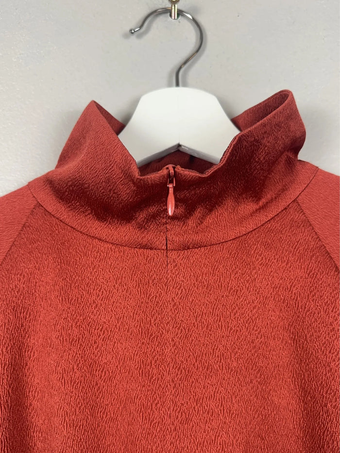 Filippa K Zip Collar Belt-sidenblus