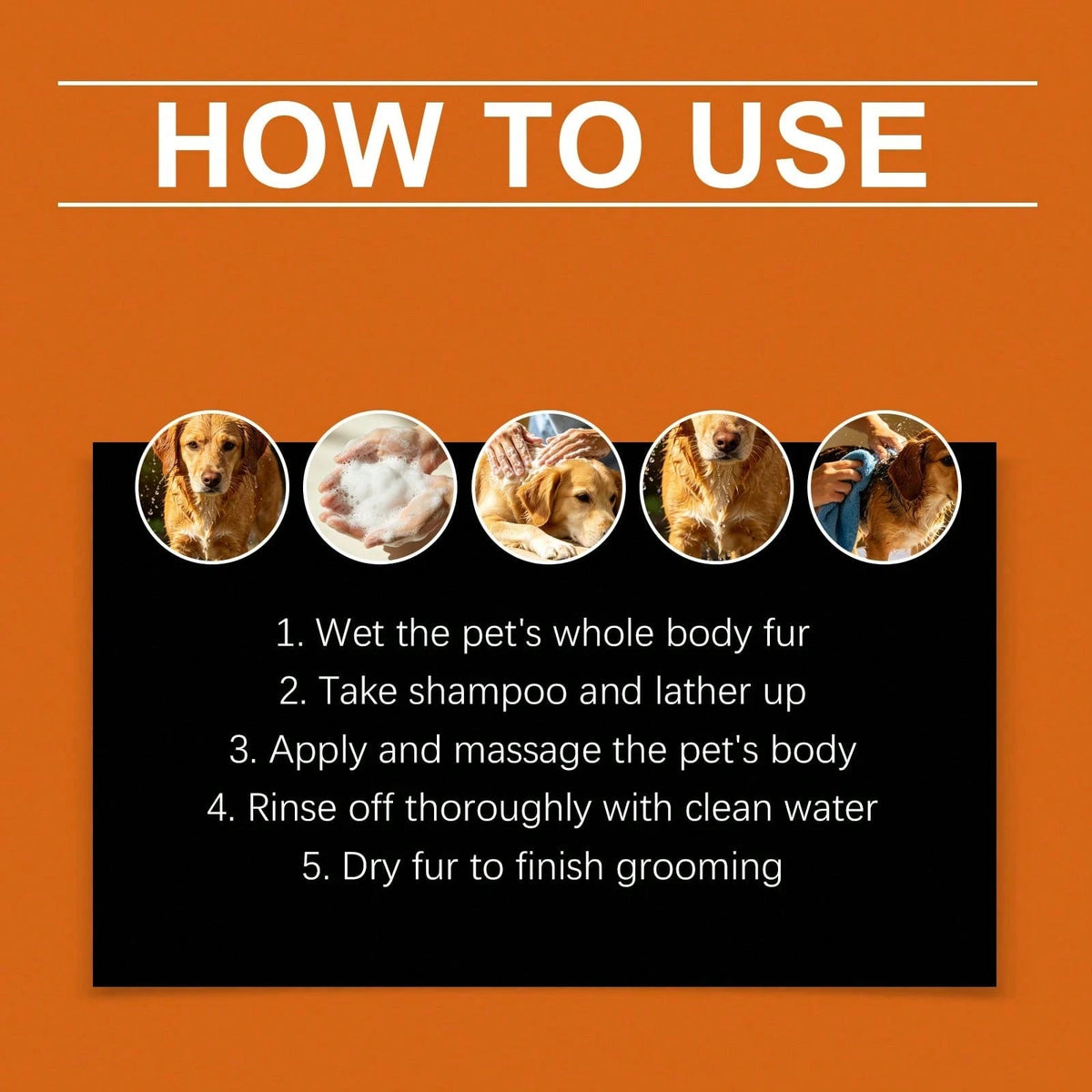 Flea And Tick Shampoo- Gentle And Effective In Removing Odors. It Cleanses The Pet's Hair, Making It Smooth And Fluffy. Ideal For Daily Use And Portable.