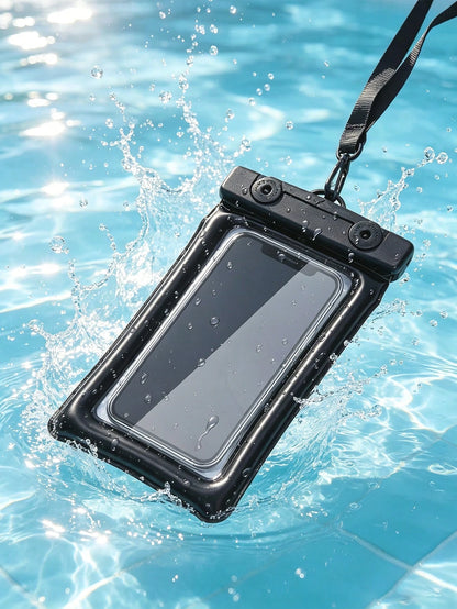 Floating Waterproof Phone Case With Lanyard, Compatible With IPhone 17 Pro/17 Pro Max/17/16/15 Pro/15/14/13 Pro Max, Android And All Other Smartphones, Waterproof Storage Bag For Swimming, Beach, Kaya