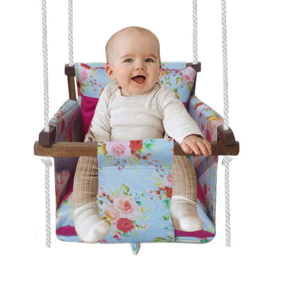 Floran- Baby Swing | Jhula | Wooden Base