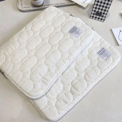 Fluffy Cloud-Like Soft Laptop Sleeve Bag, Cute Clean, Travel, Portable, Lightweight, Durable, Stylish, For Home, For Outdoor, Travel Essentials