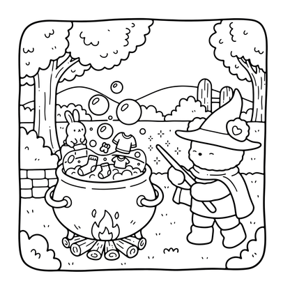 Fluffy Fantasy: Adult And Teen Coloring Book Featuring Adorable Animals In Whimsical Scenes, Helpful For Stress Relief. Great As Easter, Mother's Day, Father's Day, Back To School, And Birthday Gifts.