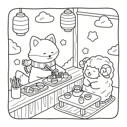Fluffy Fantasy: Adult And Teen Coloring Book Featuring Adorable Animals In Whimsical Scenes, Helpful For Stress Relief. Great As Easter, Mother's Day, Father's Day, Back To School, And Birthday Gifts.