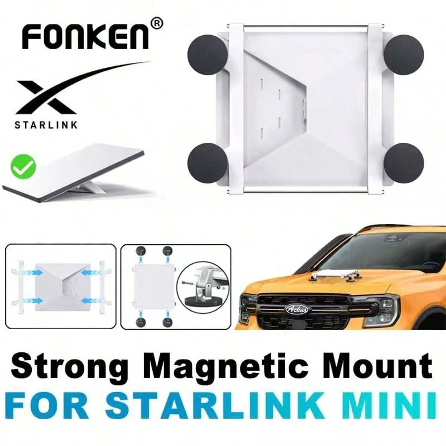 Fonken Magnetic Mount Car Sunroof Rear Window Bracket For Starlink Mini Accessories