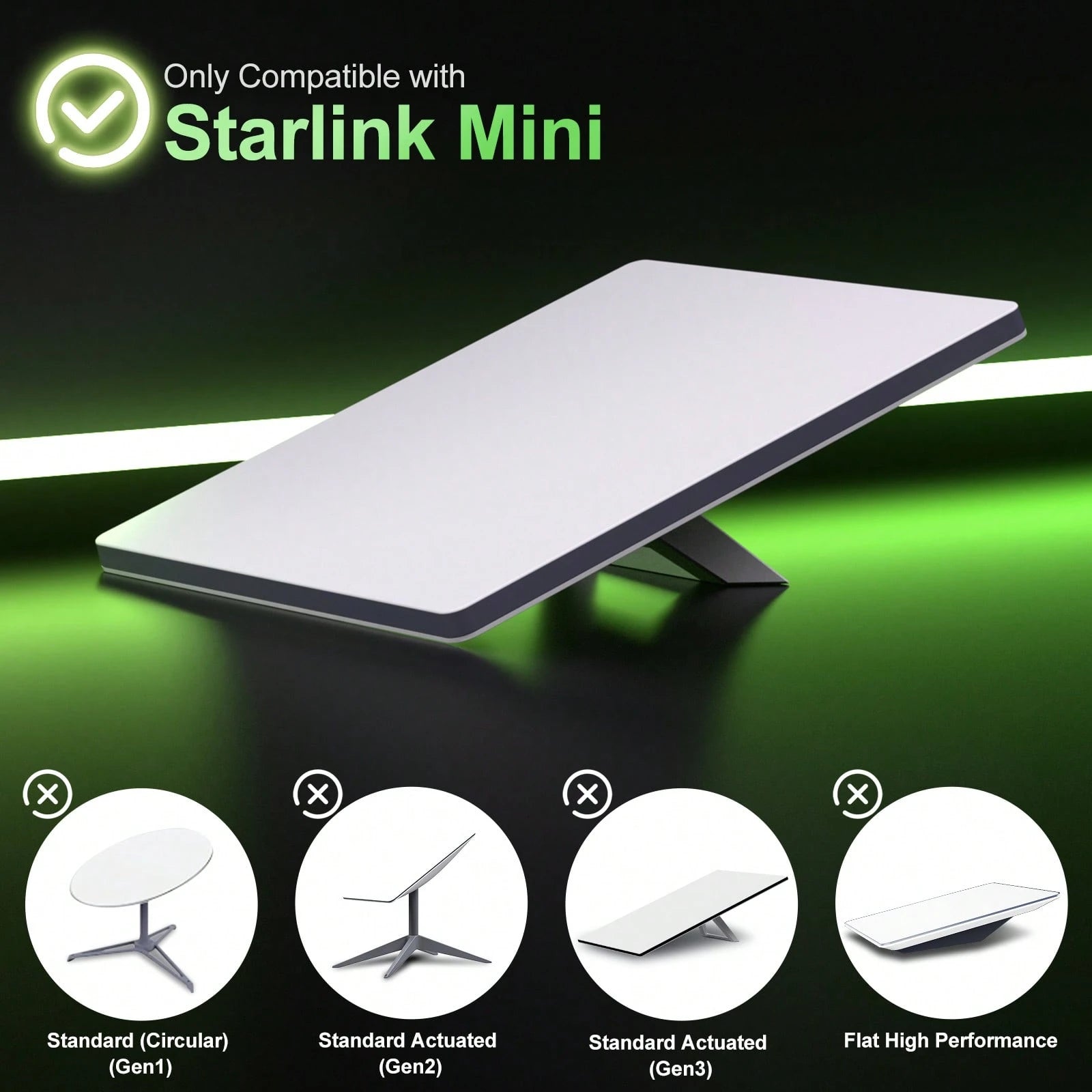 Fonken Magnetic Mount Car Sunroof Rear Window Bracket For Starlink Mini Accessories