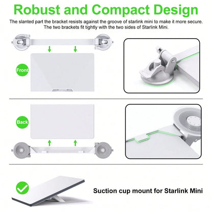 For Starlink Mini Sunroof Suction Cup Car Mount Car Suction Cup Bracket Navigation For Starlink Mini Sunroof Suction Cup Car