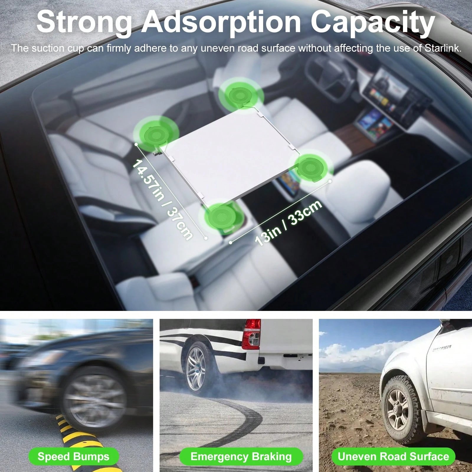 For Starlink Mini Sunroof Suction Cup Car Mount Car Suction Cup Bracket Navigation For Starlink Mini Sunroof Suction Cup Car