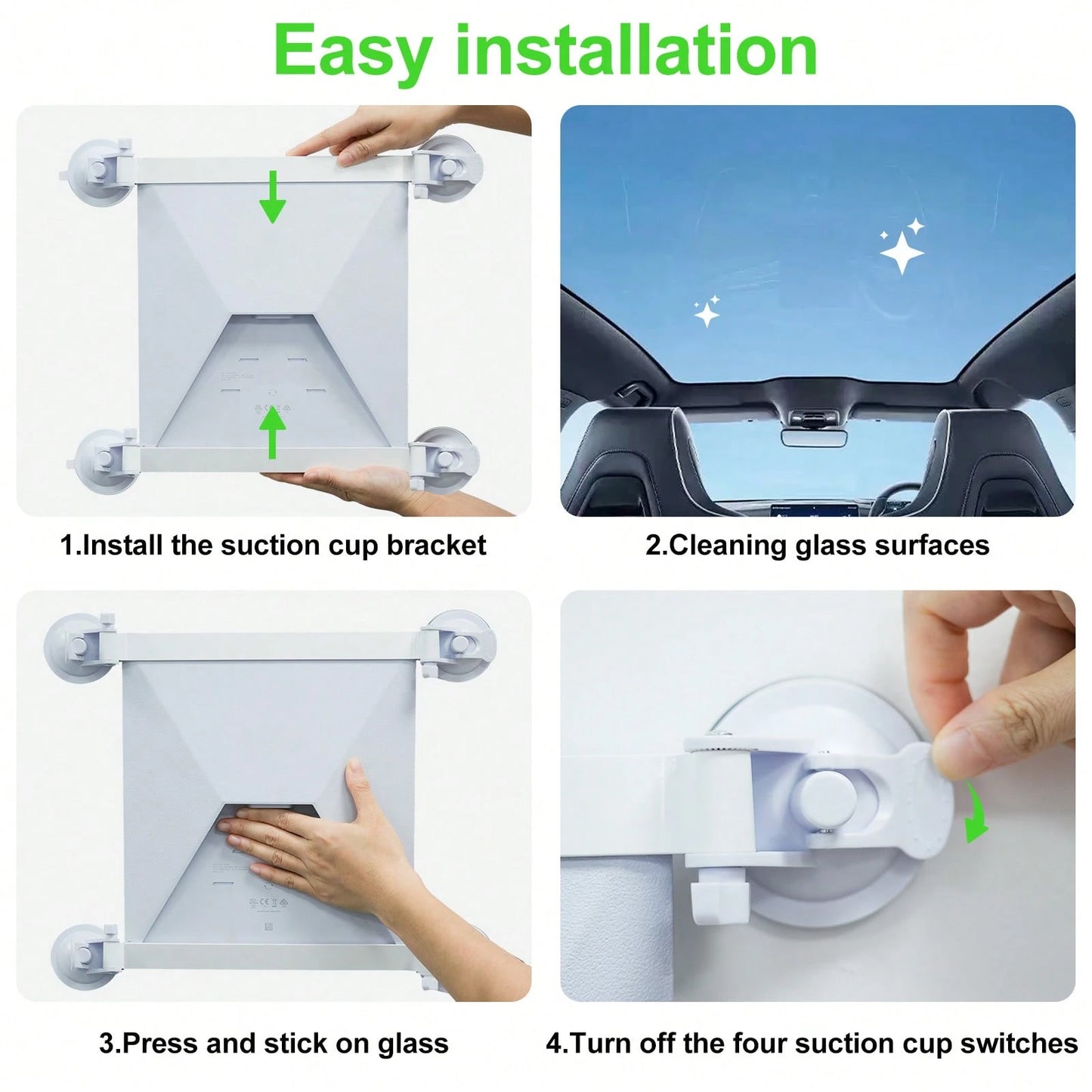 For Starlink Mini Sunroof Suction Cup Car Mount Car Suction Cup Bracket Navigation For Starlink Mini Sunroof Suction Cup Car