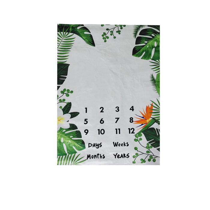 Forest King- Milestone Blanket Quilt with 6 Milestone Cards and Markers