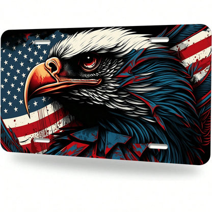 Front License Plate, Blessed Car Decor Accessory Aluminum Metal Rust-Proof US Car Plate Novelty Vanity Tag Cover For Men Women 6 X 12 In Great For Truck, Car, SUV