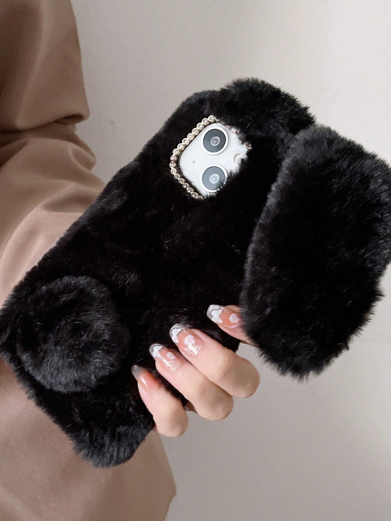 Furry Phone Case Compatible With Apple 17 Pro Max, Apple 11/12/13/14/15/16 Pro Max, S25/S22/S23/S24+ A04/A05/A14/A15/A24/A25/A34/A54S, 13C+, Note 14/13C/12/11 Pro, Enjoy/Honor
