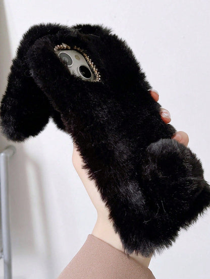 Furry Phone Case Compatible With Apple 17 Pro Max, Apple 11/12/13/14/15/16 Pro Max, S25/S22/S23/S24+ A04/A05/A14/A15/A24/A25/A34/A54S, 13C+, Note 14/13C/12/11 Pro, Enjoy/Honor