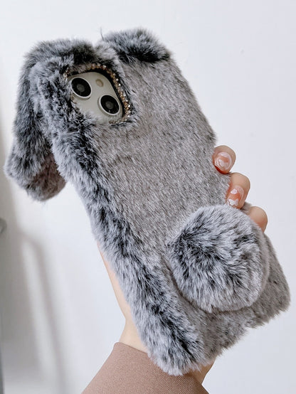 Furry Phone Case Compatible With Apple 17 Pro Max, Apple 11/12/13/14/15/16 Pro Max, S25/S22/S23/S24+ A04/A05/A14/A15/A24/A25/A34/A54S, 13C+, Note 14/13C/12/11 Pro, Enjoy/Honor