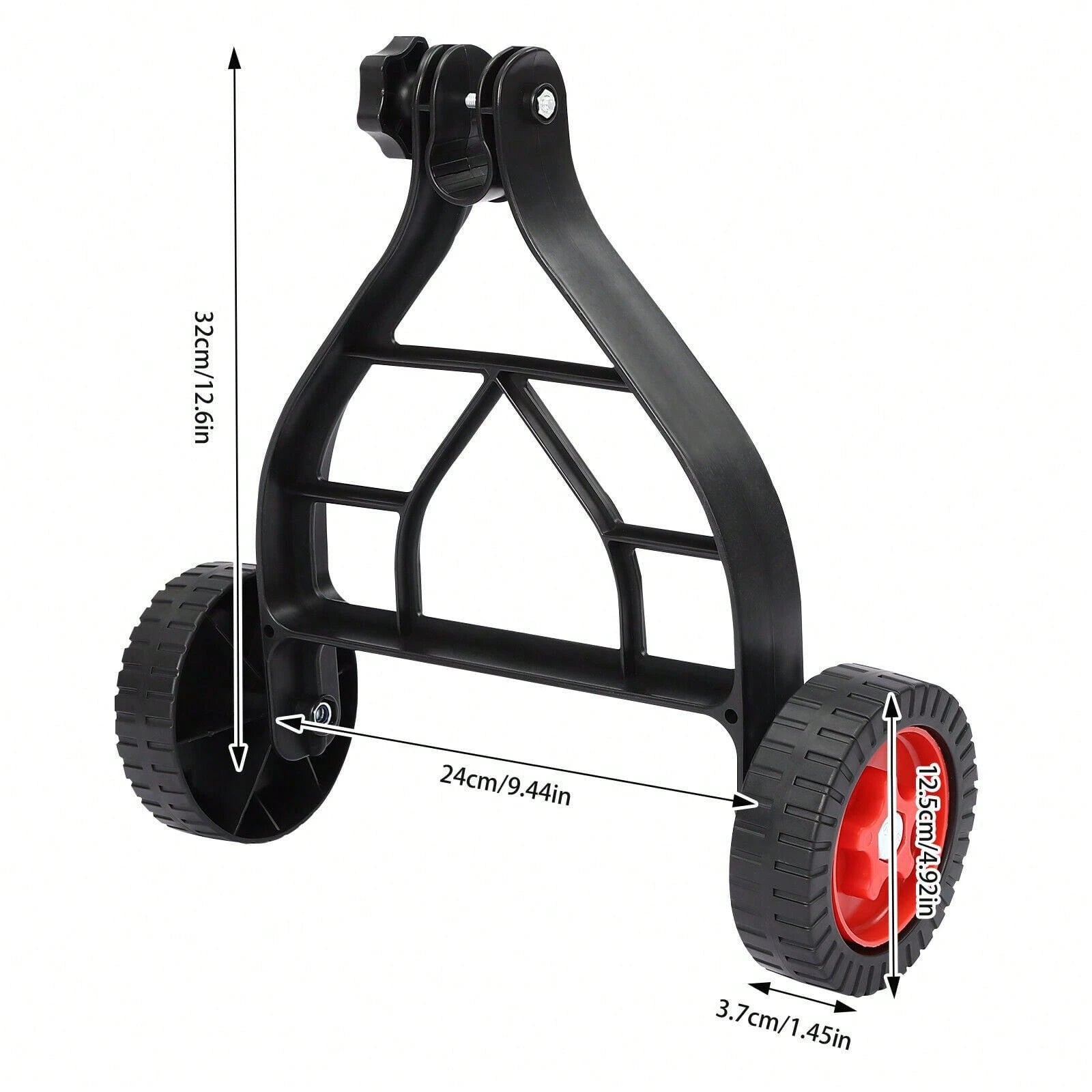 Futchoy Lawn Mower Auxiliary Wheel Plastic Support Wheel Mower Support Wheels Load 7kg