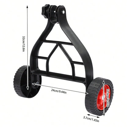 Futchoy Lawn Mower Auxiliary Wheel Plastic Support Wheel Mower Support Wheels Load 7kg