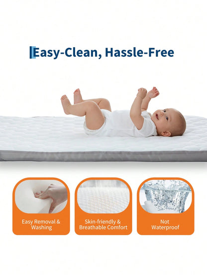 Gaderth Baby Bassinet Bedside Sleeper, 3-In-1 Portable Newborn Crib With 6-Height Adjustable For Night Feeding, Full-Mesh Sides, Cozy Mattress &Storage Basket