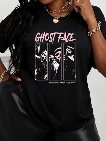 Ghost Face Movie Icons Women's T-Shirt Ghost Face Movie Icons Festival Party Gifts
