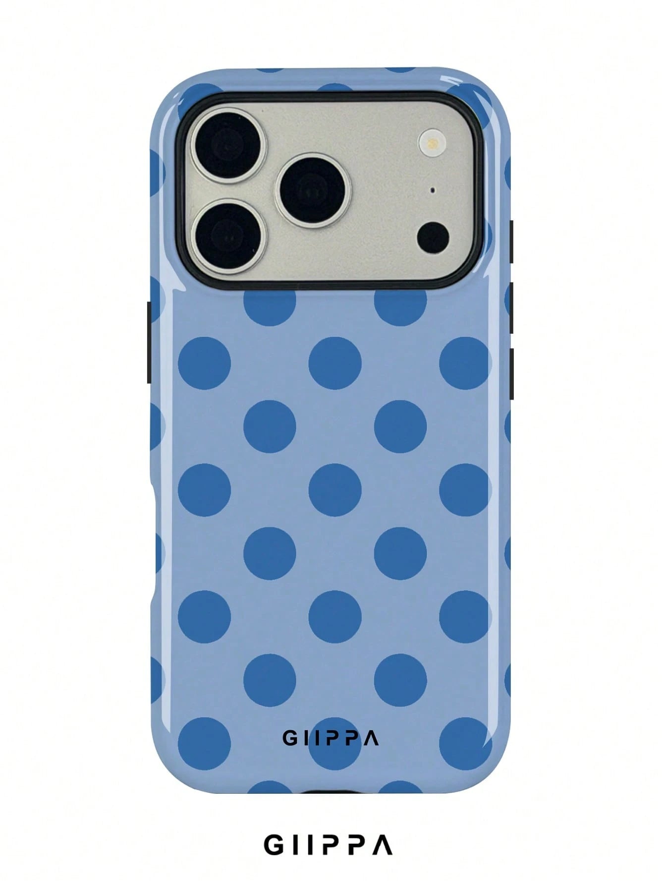 GIIPPA 1pc Fresh Avocado Green Polka Dot Full Print Design Phone Case, Compatible With Phone 17 Pro Max, 16 Pro Max, 15 Pro Max, 14 Pro Max, 11/12/13/14/15/16 Pro Max Plus, Korean Style High-End Fashi