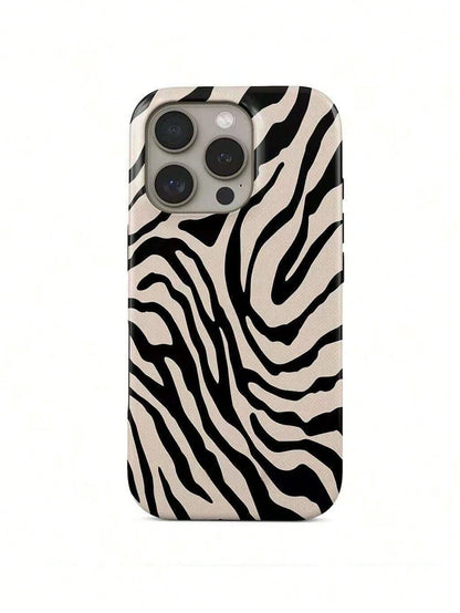 GIIPPA White Black Zebra Pattern Elements Fashion Phone Cases Zebra Pattern White Black Fashion Phone Case White Black Zebra Pattern Fashion Phone Case Black White Zebra Striped Fashion Phone Case Zeb