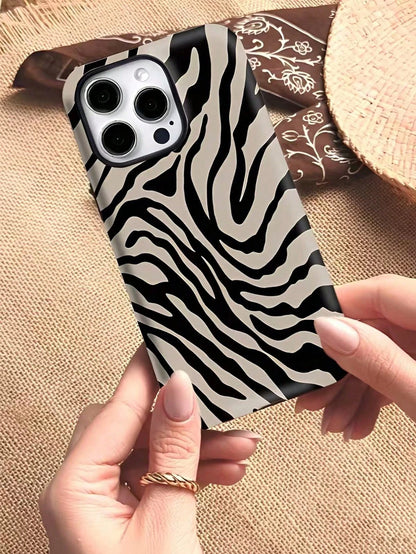 GIIPPA White Black Zebra Pattern Elements Fashion Phone Cases Zebra Pattern White Black Fashion Phone Case White Black Zebra Pattern Fashion Phone Case Black White Zebra Striped Fashion Phone Case Zeb