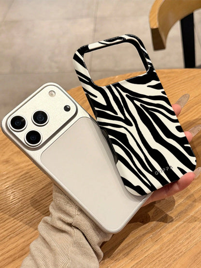 GIIPPA White Black Zebra Pattern Elements Fashion Phone Cases Zebra Pattern White Black Fashion Phone Case White Black Zebra Pattern Fashion Phone Case Black White Zebra Striped Fashion Phone Case Zeb