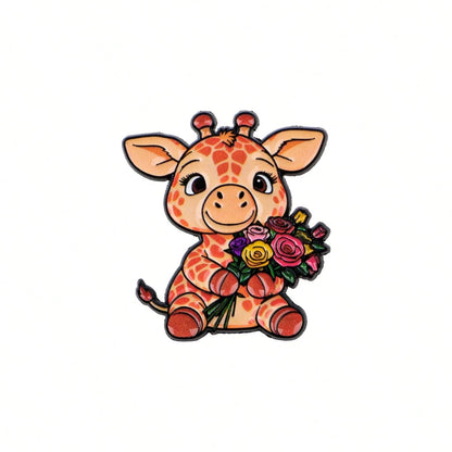 Giraffe Brooch, Unisex Enamel Lapel Pin, Unique Accessory For Bags, Clothes, All Seasons Gifts For Mother, Father, Graduation, And Teacher