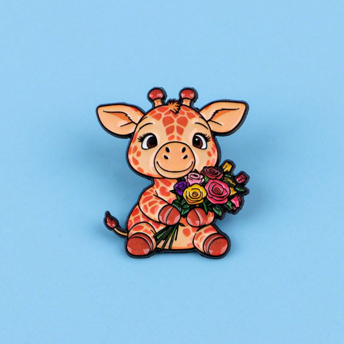 Giraffe Brooch, Unisex Enamel Lapel Pin, Unique Accessory For Bags, Clothes, All Seasons Gifts For Mother, Father, Graduation, And Teacher