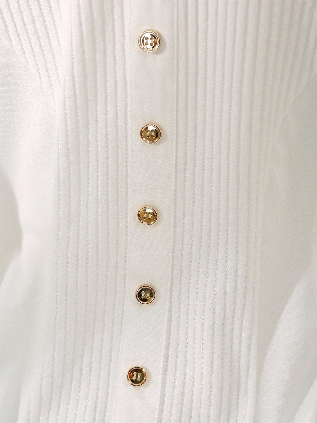 GlowEve Women's Round Neck Long Sleeve Front Button Ribbed Casual Versatile T-Shirt