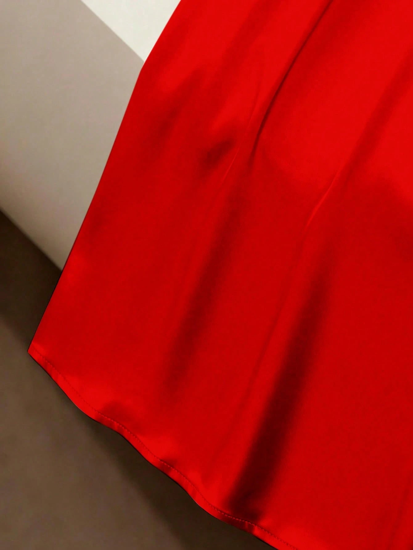GlowEve Women's Solid Color Pleated Elegant Waist Midi Dress For Party
