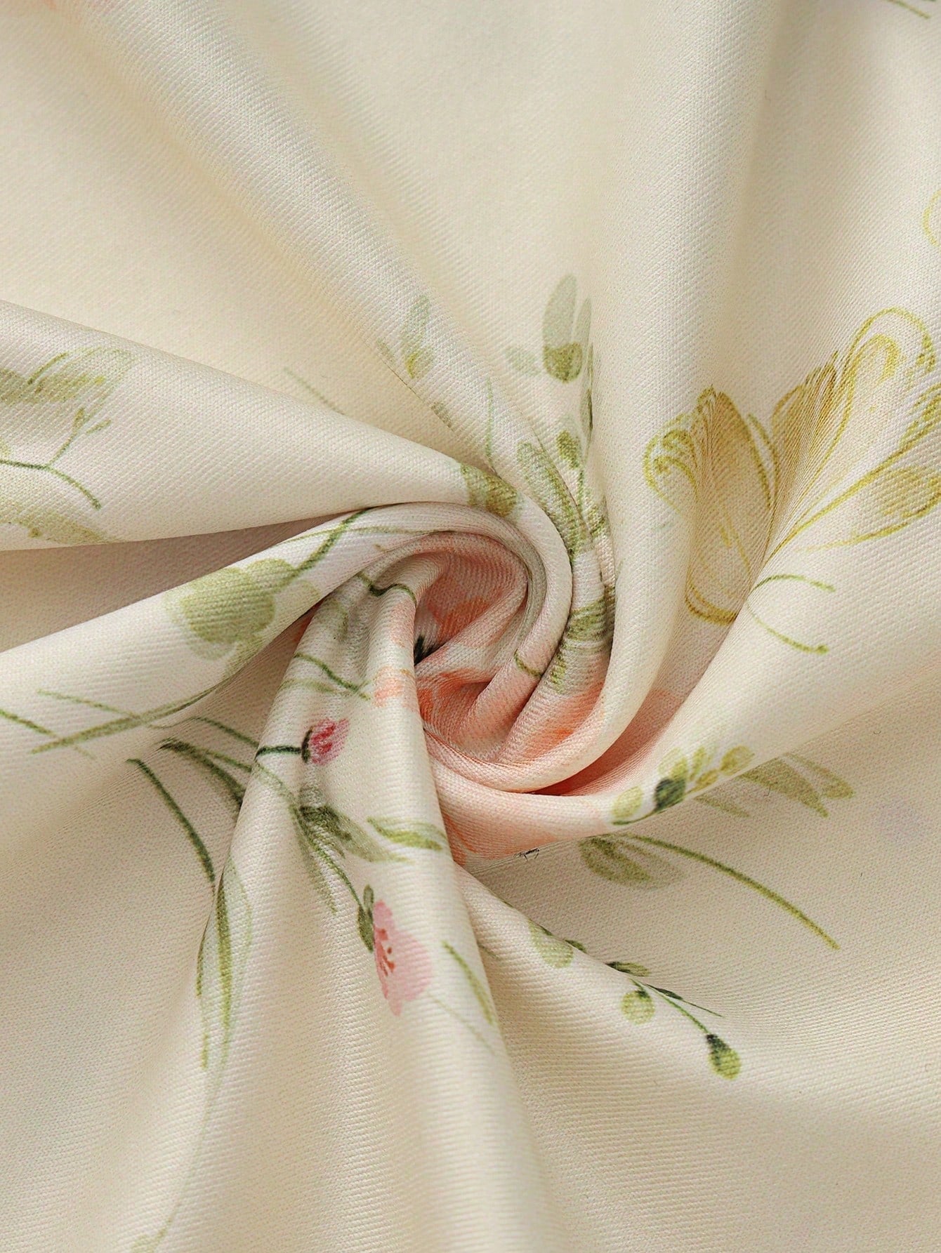 GlowEve Women's V-Neck One-Shoulder Vintage Elegant Pleated A-Line Dress,Pale Yellow Floral Print Cottage Core Summer Picnic Beach Vacation Cruise Outfit