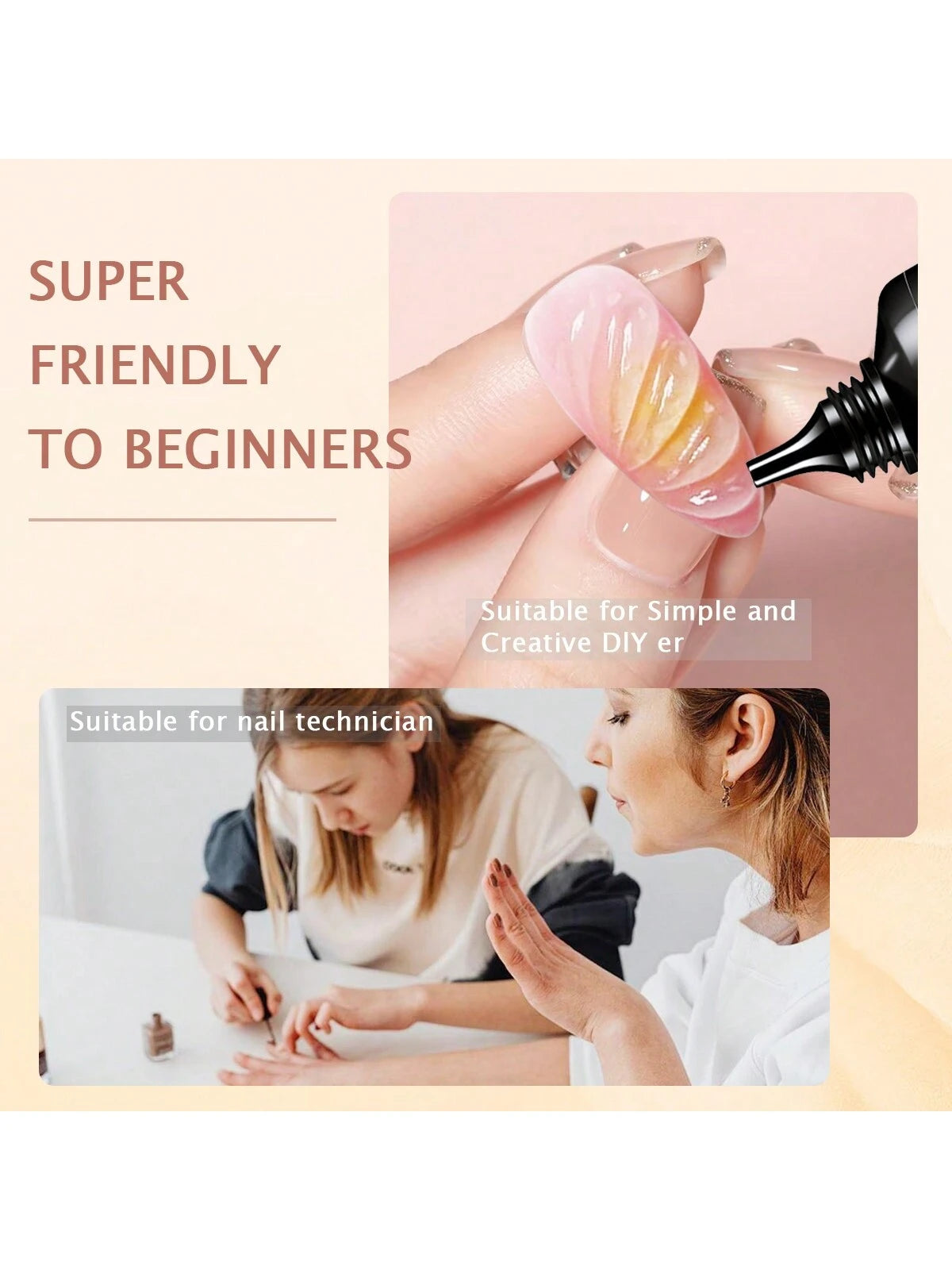 GLOZ 3pcs/Set 30ml Nail Art Rhinestone Gel, Super Strong Gel Nail Polish, Suitable For Nail Decoration, 3D Nail Art, Shiny Gel, Gem Nail Art, Diamond Nails, Requires UV/LED Curing, Beauty Gift