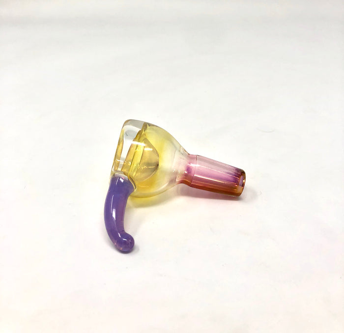 Gold And Silver Fume Bowl w/ Handle (USA)